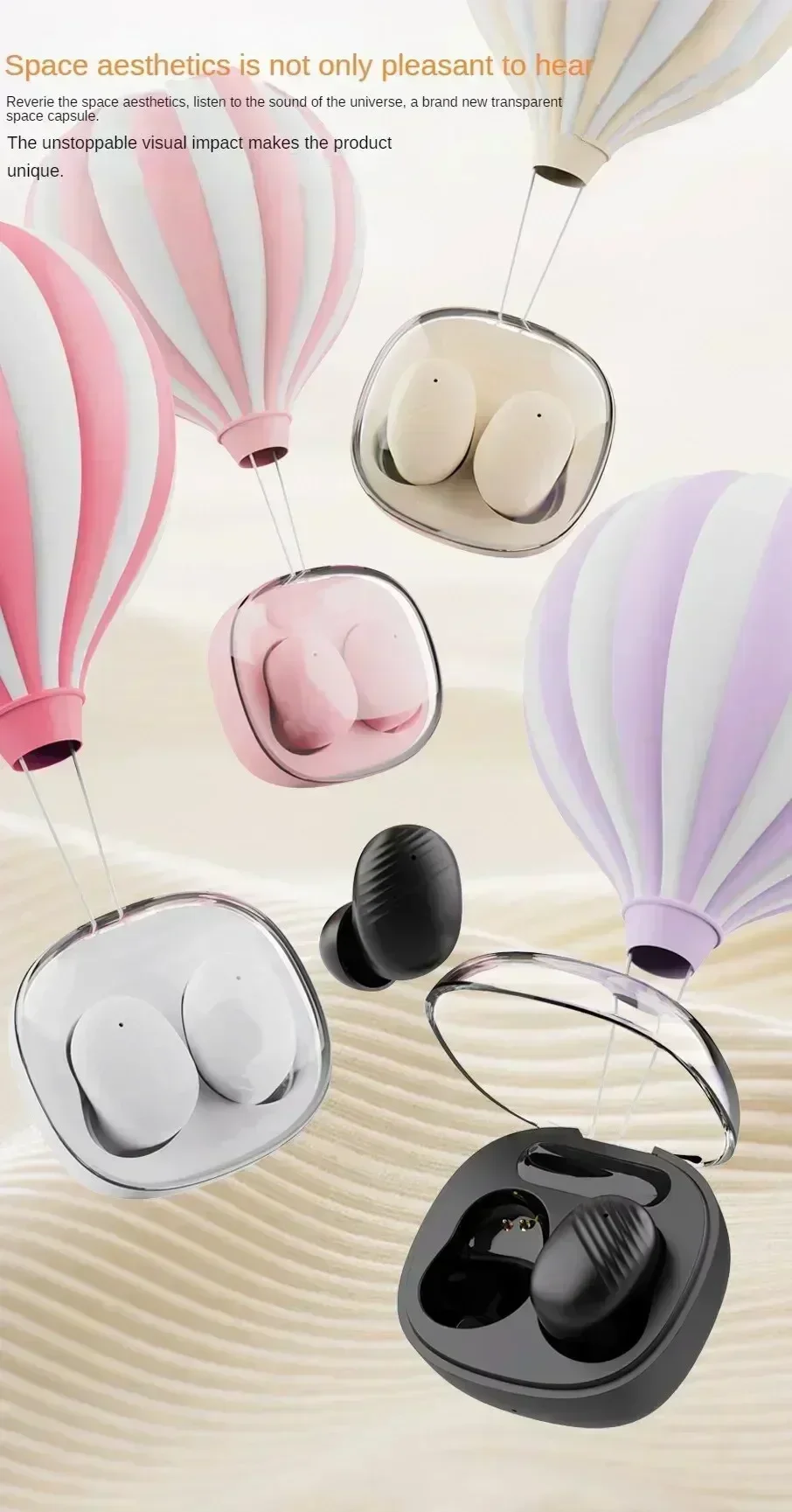TWS Bluetooth-oortelefoon, draadloze Bluetooth-headset, ruisonderdrukkende headset met microfoon, hoofdtelefoon voor iedereen_voghion.com