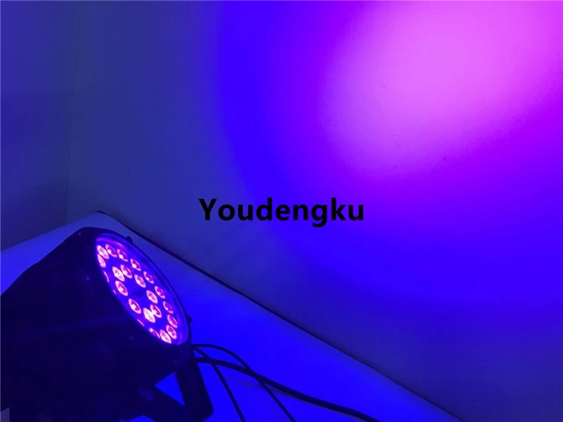 8 pieces night club outdoor lights waterproof par led dmx 24x18w rgbwa uv outdoo