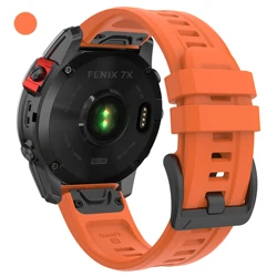 Versatile QuickFit Silicone Watch Strap, 22mm & 26mm - 1pecs QuickFit 22mm (Style3 Orange)