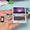 Dolls Accessories Miniature Notebook Mini Alloy Laptop Ipad Mobile Phone Model Toys For Barbies Blythe Bjd OB11 1:12 Dollhouse 1
