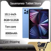 New 5G Pro Pad 10.1-inch Android Tablet Google Play 8 Core 8GB RAM 512GB ROM 1280 * 800 Display Dual SIM Dual WiFi 8000mAh 1