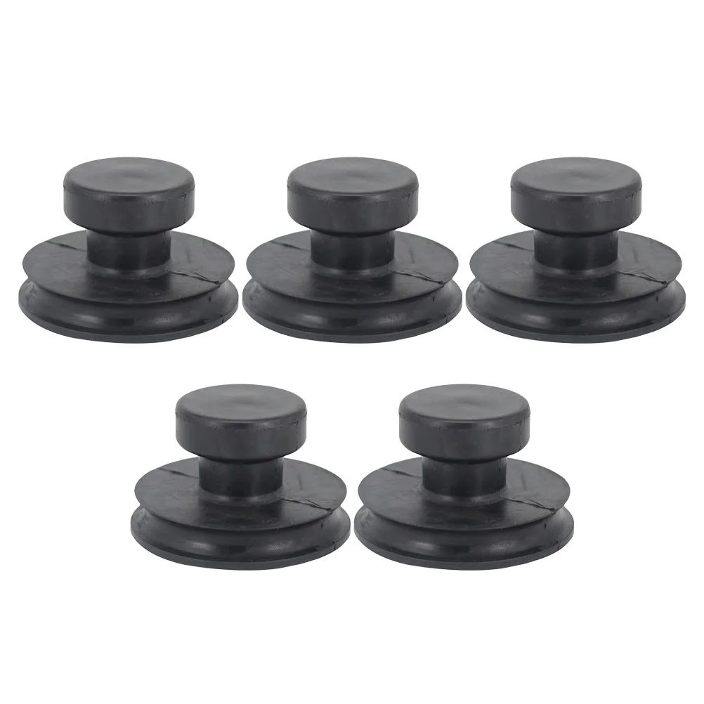 

5 Pcs Rubber Suction Bowl Tool Singing Sucker Handle Lifter Lifting Sound Tools