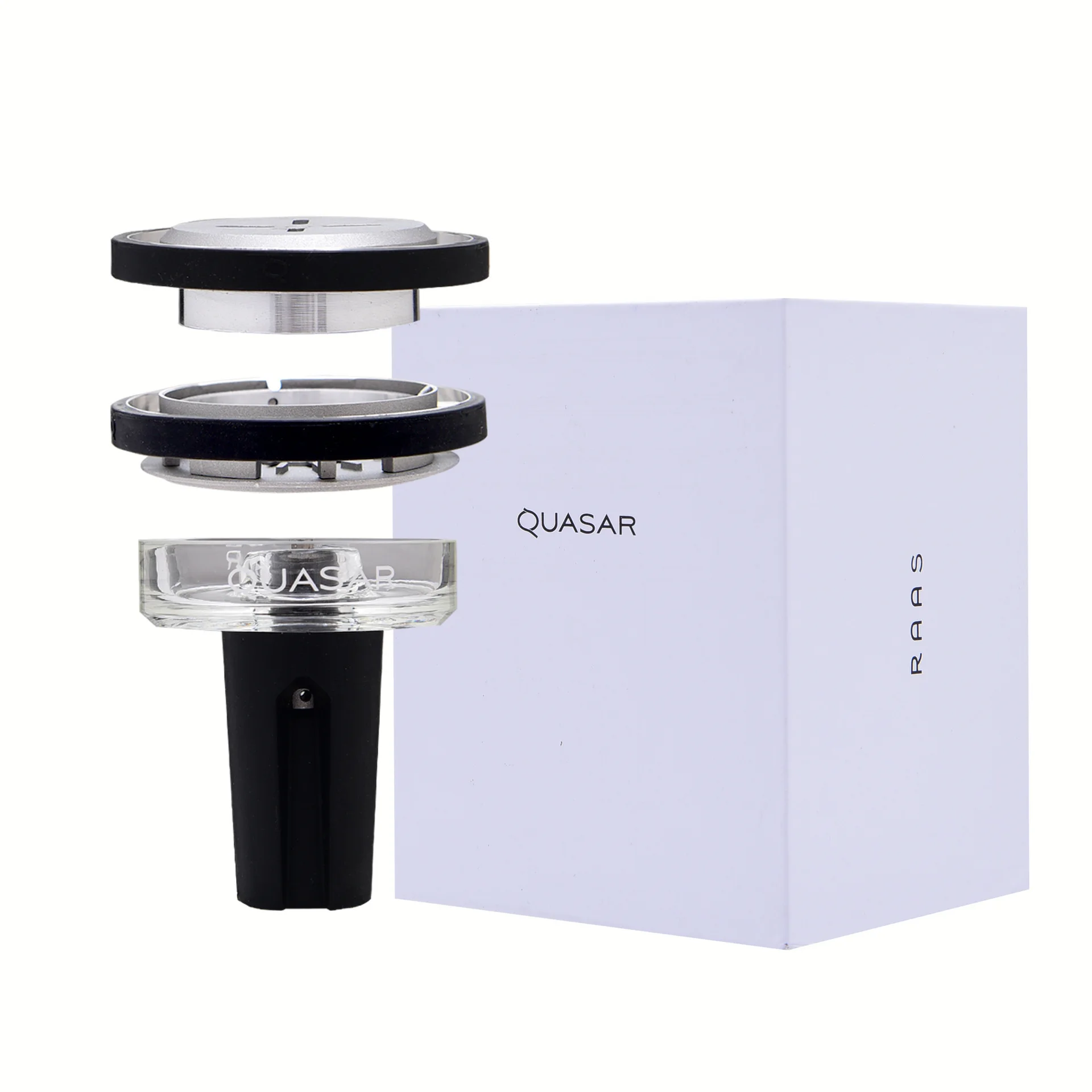 Hookah Accessories French QUASAR Head BOWL Charcoal Bowl Glass Set Smoke Pot Shisha Chicha Gift Box Smoke Accesoires