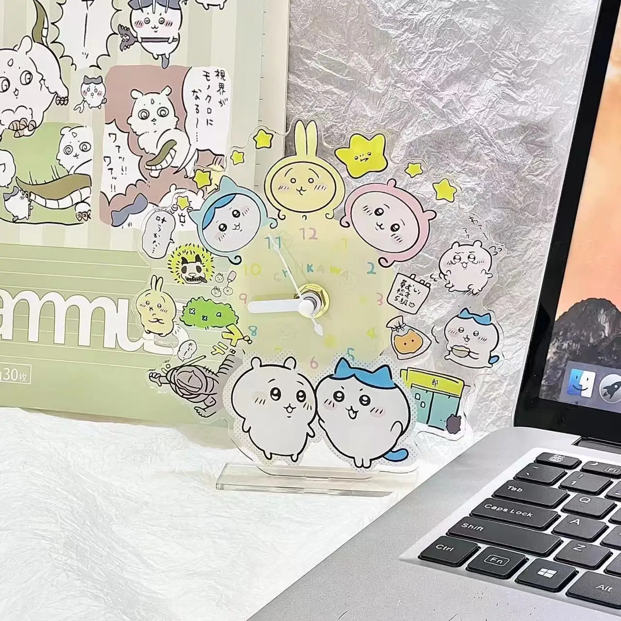 New Acrylic Clock Cute Chiikawa Hachiware Usagi - Image 3