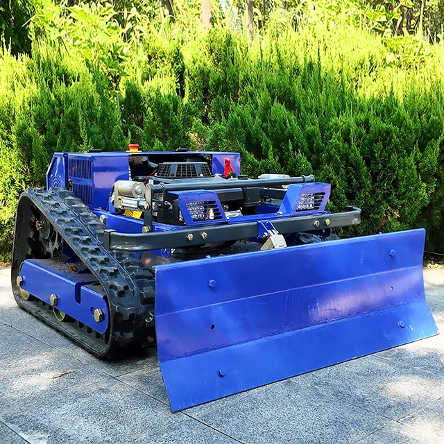 Customized Automatic Crawler Lawn Mower - Remote Control Commercial Grass Cutting Machine for Winter Snow Removal 3