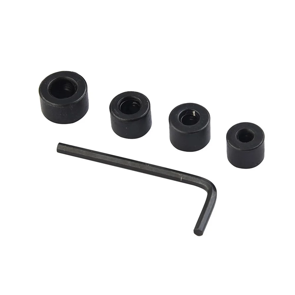 

Wrench Bit Drill Limit Ring For Standard Drill Bits 5pcs/set Black Drill Bits Metal Home Workshop Equipment Tool