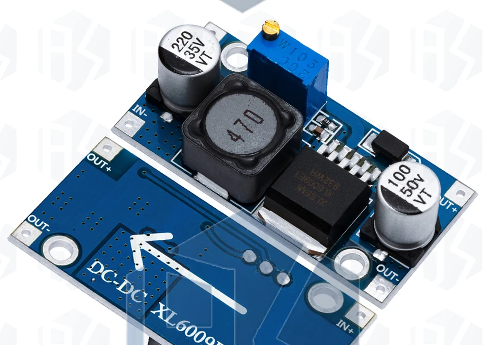 XL6019 (XL6009-Upgrade) Automatisches Step-up-Step-down DC-DC Einstellbares Wandler-Netzteilmodul 20W 5-32V auf 1.3-35V – Detail 18