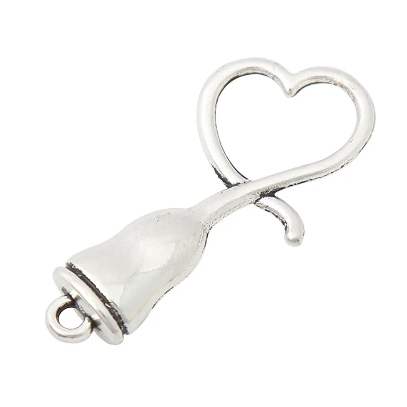 

10pcs Alloy Medical Tool Charms Nurse Doctor Doppler Pendant charms 15*34mm AAC730