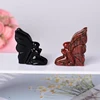 1PC Natural Stone Butterfly Faery Figurine Reiki Polished Crafts Small Decoration Home Decor Christmas Present Souvenir 4