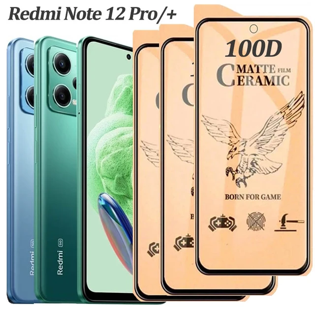 redmi 12 protector pantalla para xiaomi redmi note 12 pro cristal templado  redmi note 12 redmi note 12 pro Lente lamina de vidrio para redmi note 12  pro plus 5g mica redmi note 12 screen protector