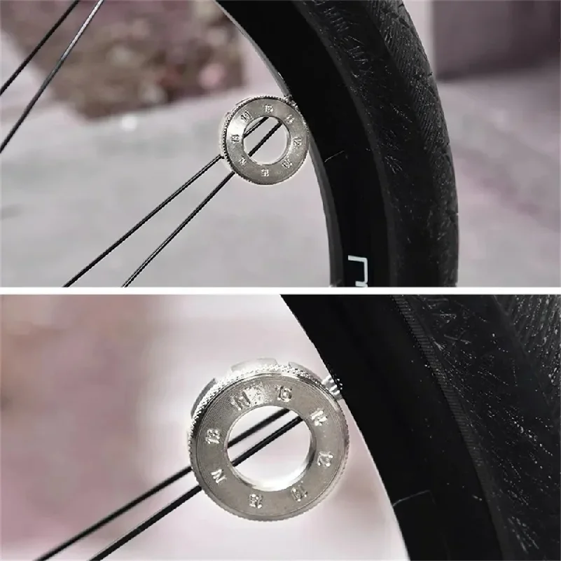 1cpBike 휠 림 렌치 미니 조절기 스패너 8방향 홈 자전거 스포크 텐션 렌치 자전거 분해 축 수리 도구