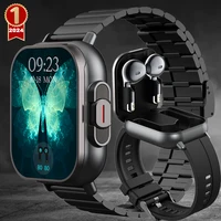 2024 New TWS 2-in-1 With Headset Smart Watch Bluetooth Call Men Watch GPS Track SmartWatch Heart Rate Monitor Play Music Watch 1