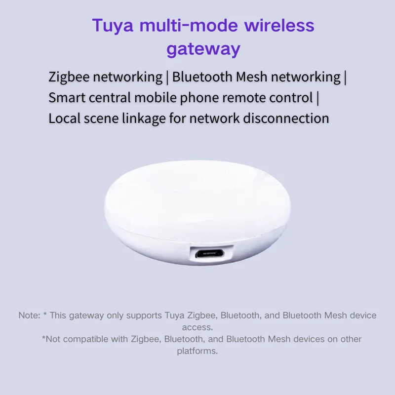 TUYA Zigbee BLE Gateway Smart Gateways Smart Home Bluetooth Mesh Hub Tuya Bridge