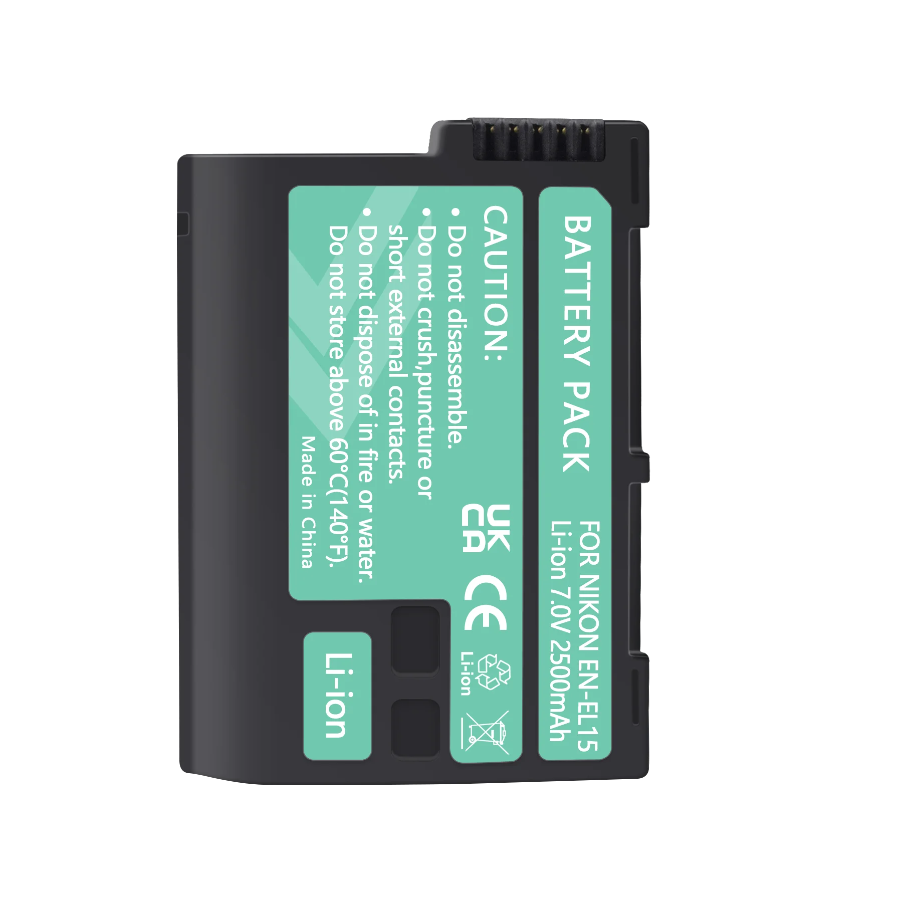 Bateria e Carregador Duplo Usb para Nikon En-el15 El15 En-el15a en El15a El15a D850 D810 D810a D750 D500 D7500 D7200 D7100 - Image 4