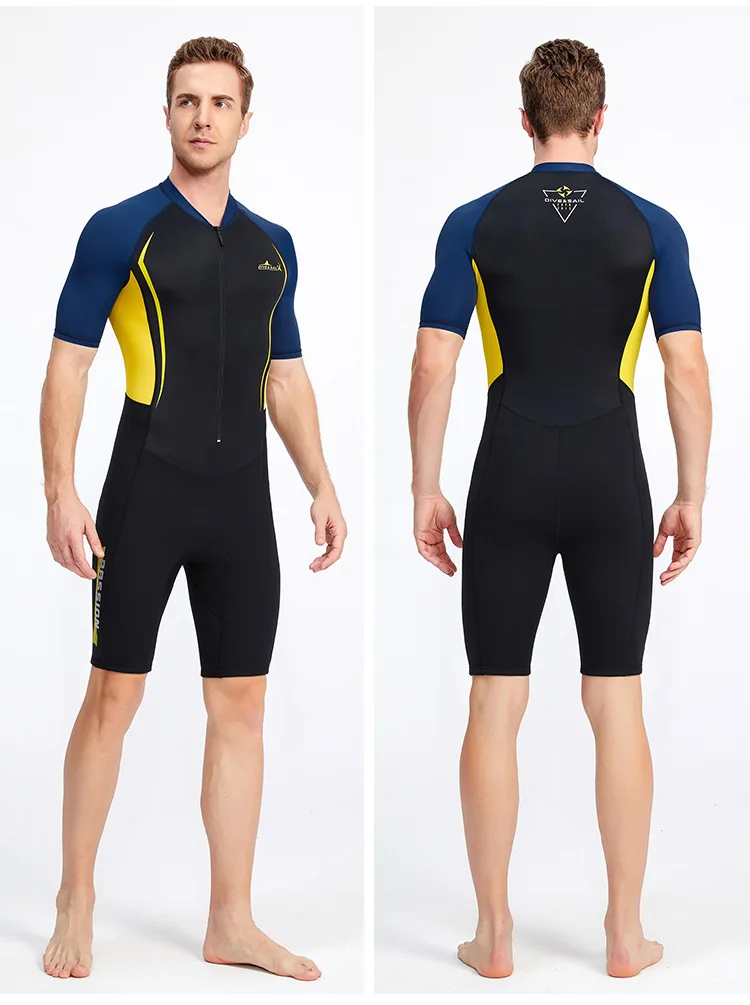Pantalon Néoprène 1,5mm SAIL & DIVE Homme/Femme - Protection UV, Élastique Poignets - Plongée, Surf, Natation
