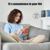 3 шт. 1 шт. для зарядного устройства iPhone, кабель молнии для передачи данных, оригинальный сертифицированный MFi кабель для зарядки USB A, подходит для iPhone 13 12 1 — изображение 6