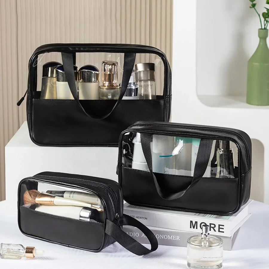 Unisex Translucent Waterproof Toiletry and Cosmetic Travel Organizer