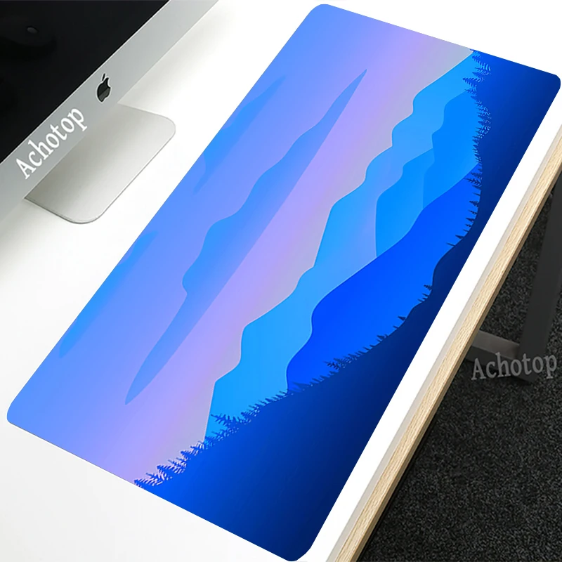 

Purple Space Mouse Pad Computer Game Large Moon Art Mouse Mat Gaming Mousepad Gamer Keyboard Pads Deskmat Rubber Carpet XXL Rug