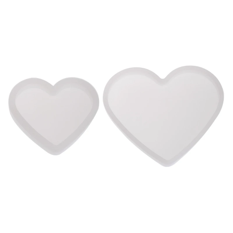 

Heart Shaped for Creative Tealight Holder Mold Multifunction Epoxy Resin Casting Molds for DIY Handmade Crafts Home Deco