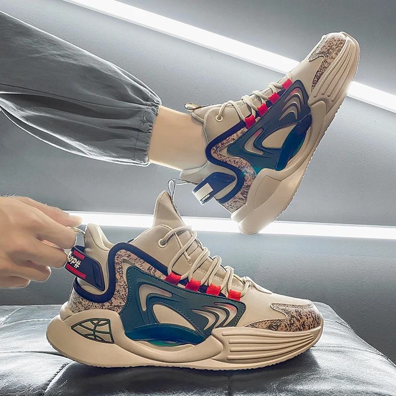Damyuan New Male Non-slip Hiking Boots Outdoor Running Shoe waterproof Sports Shoes Large Size Man Shoes Casual Basketball Shoes