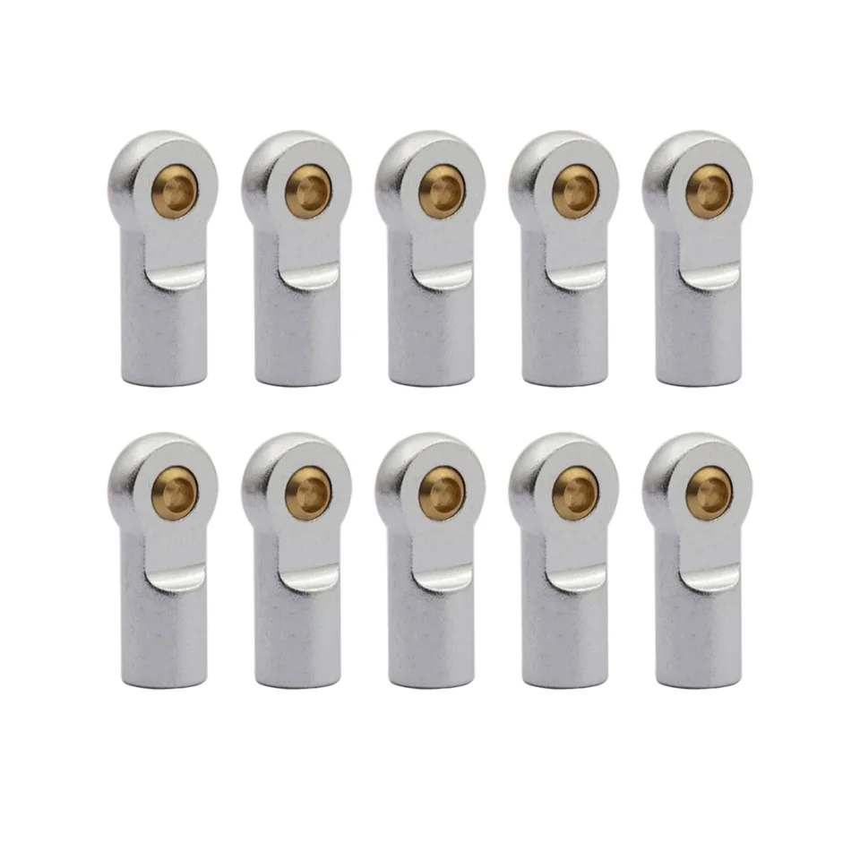 10 Pcs M3 giunto sferico universale 3mm tirante corto supporto testa in plastica nera per 1/8 1/10 RC barca/auto/aereo/camion/Buggy  26