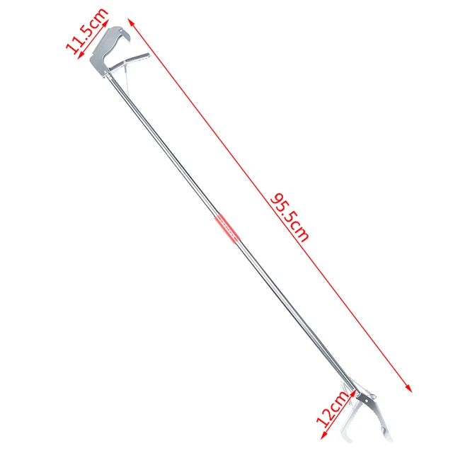 1,2 M-Es Összecsukható Kígyófogók Botja Könnyen Elérhető Szerszám Szemeteskapocs Teljes Test Rozsdamentes Acél Kialakítás - Image 6