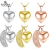 Eudora Harmony Ball Heart Pendant Pregnancy Bola Angel Caller Necklace Simple Smooth Chime Bell Ball Jewelry for Mom's Day Gift 1
