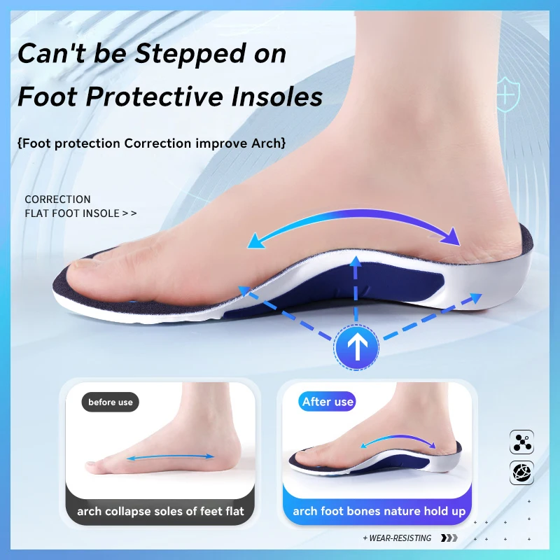 Sport Insoles for Shoes Sole Shock Absorption Deodorant Breathable Cushion Running Insoles for Feet Man Women Orthopedic sport insoles