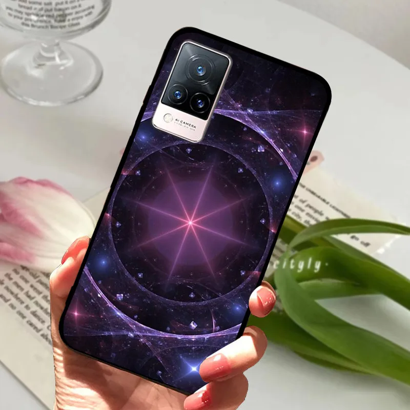 Soft Silicone Phone TPU Coque Cover for Vivo V21 Series - Protective s Shell