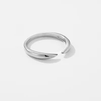 ANDYWEN – bagues réglables en argent Sterling 100% pour femmes, bijoux simples à la mode pour fête d'anniversaire, 925, 2024 4