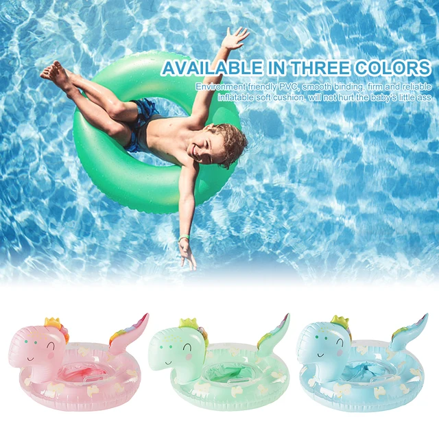 Dinosaur Inflatable Pool Swimming Ring Baby Infant Float Ring Water Seat Baby Toddler Poll Ring Life Vest for Water Playing 1