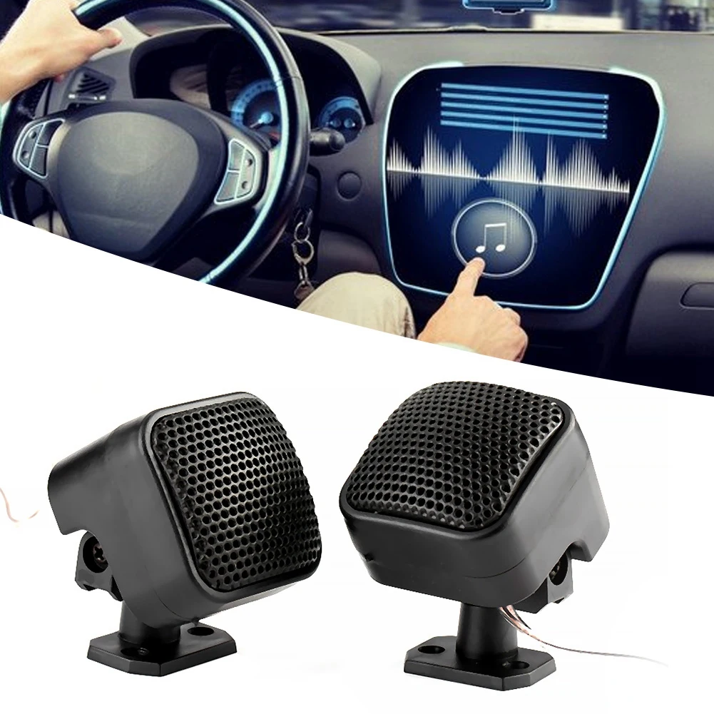 2pcs Loud Audio Music Tweeter Loudspeaker Car Small Square Speaker 500W Car Accessories car audio speaker
