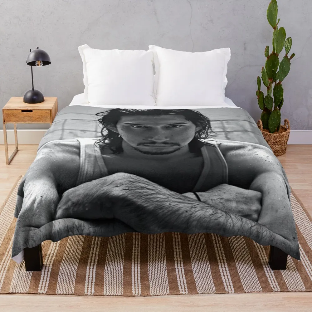 

Adam Driver Throw Blanket Shaggy Blanket Winter bed blankets