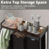Large Laundry Hamper Sorter with 3 Removable & Pull-Out Sorting Bags, Wooden Top Shelf, Versatile Laundry Basket Organizer for L 3
