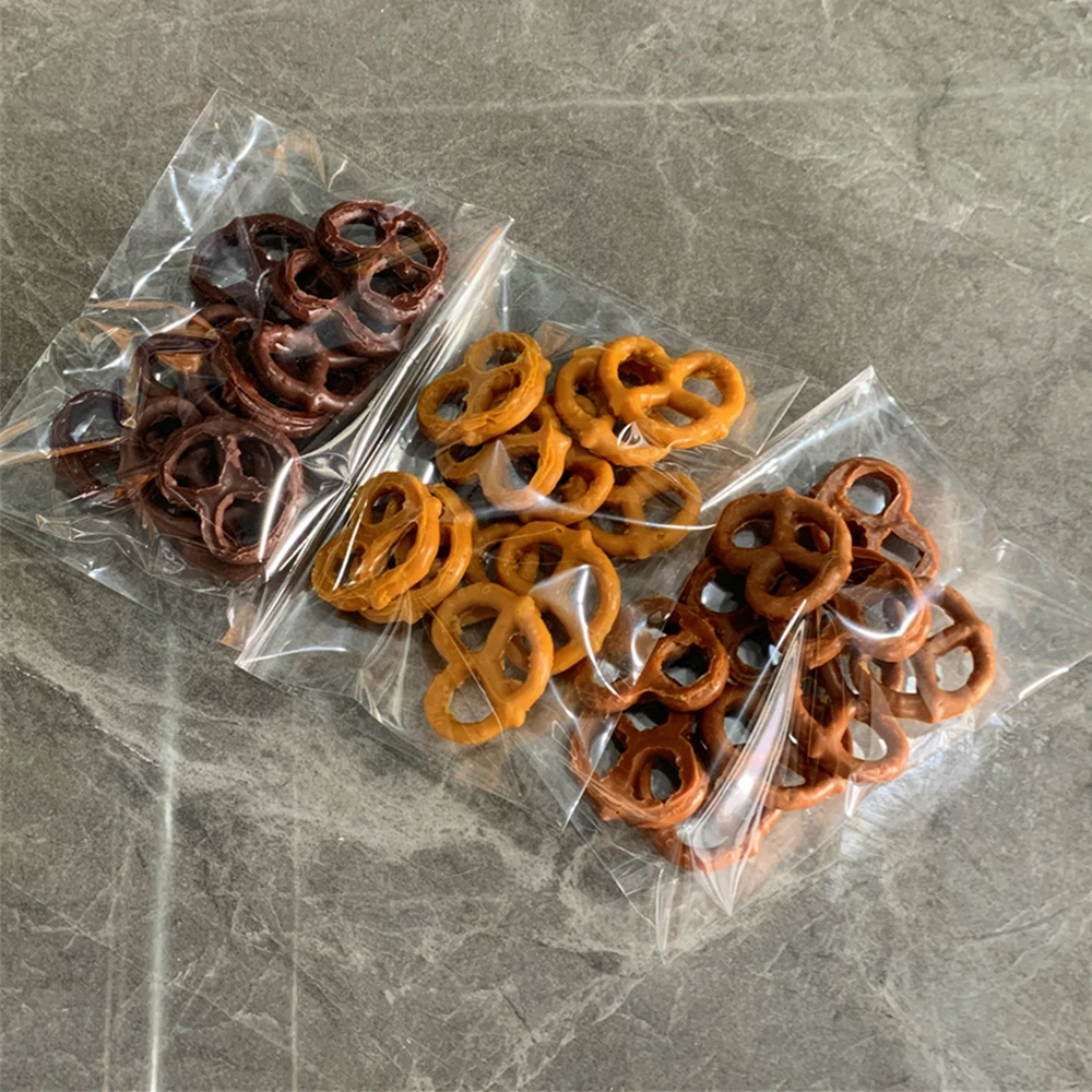 10 Cracker Finti A Forma Di Orsetto In Argilla - Realistici Per Fotografia, Decorazioni E Scherzi - 3,2 X 3,8 Cm
