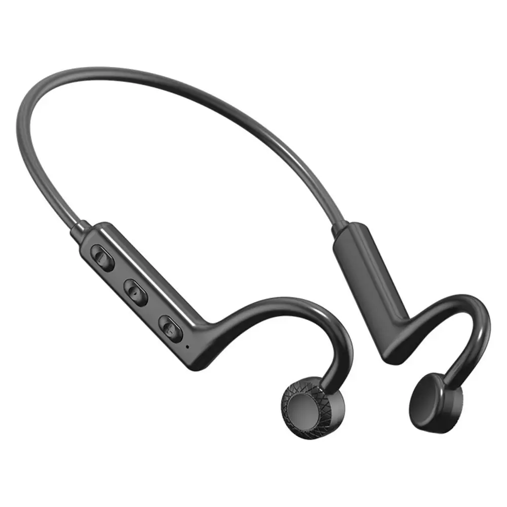 

New Bone Conduction Wireless Bluetooth Headset Headphones Long Standby Neckband Sports Hearing Aid Earphones Handsfree with Mic