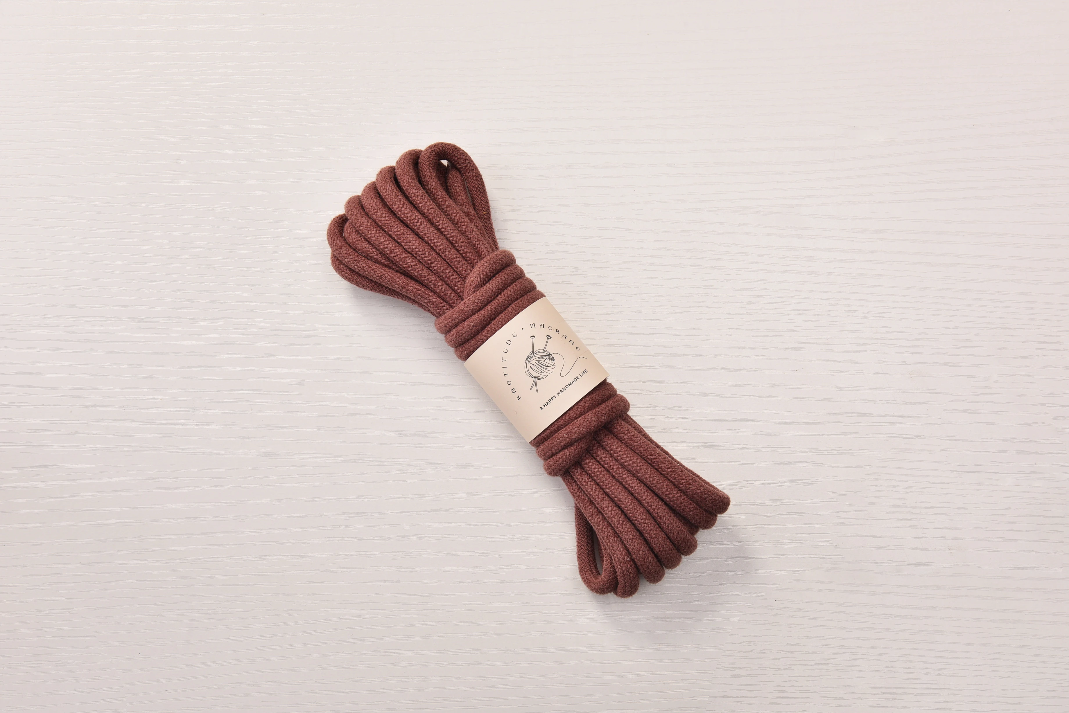 Vibrant 6mm Cotton Braid Cord - 5 Meters
