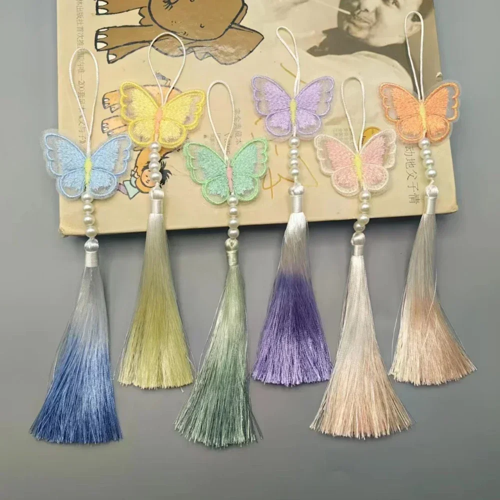 Embroidery Butterfly Tassels Classical Decorative Pendant Tassels Garment Handbag Accessories