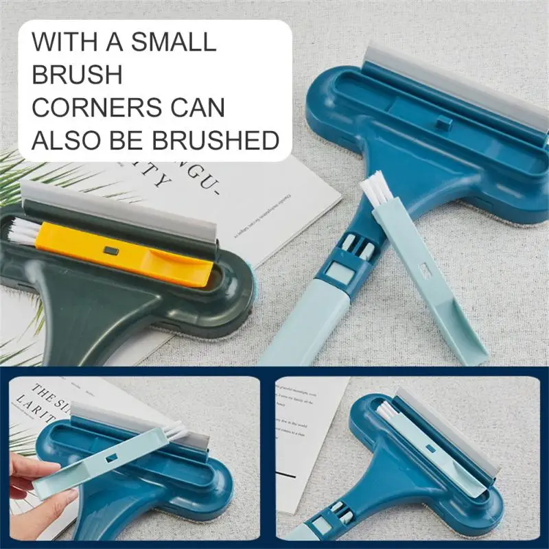 Window Mesh Screen Cleaning Brush 2 In 1Curtain Net Wipe Cleaner Carpet Brush Dust Removal Home Long Handle Cleaning Tools screen cleaning set
