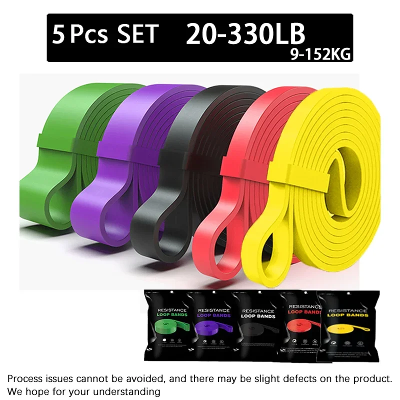 Enhanced Resistance Bands Set for Full-Body Workouts and Stretching