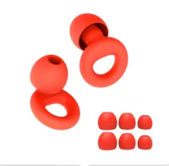 Tappi per le orecchie con cancellazione del rumore, in morbido silicone impermeabile, per dormire, nuotare, protezione dell'udito per bambini e adulti