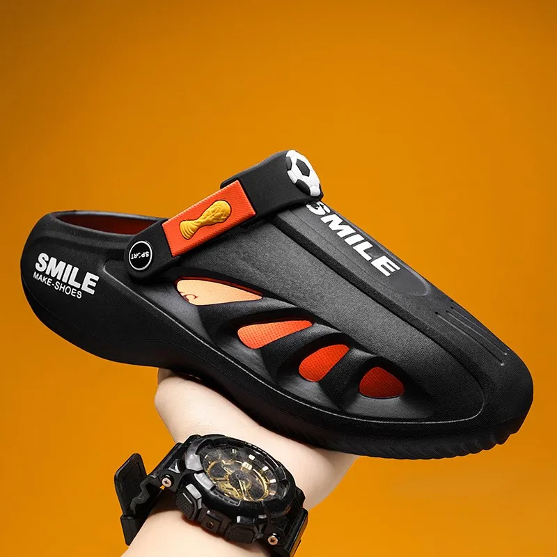 2024 New Fashion Men Slippers EVA Soft Sandals For Men Indoor Outdoor Casual Shoes Beach Garden Slides