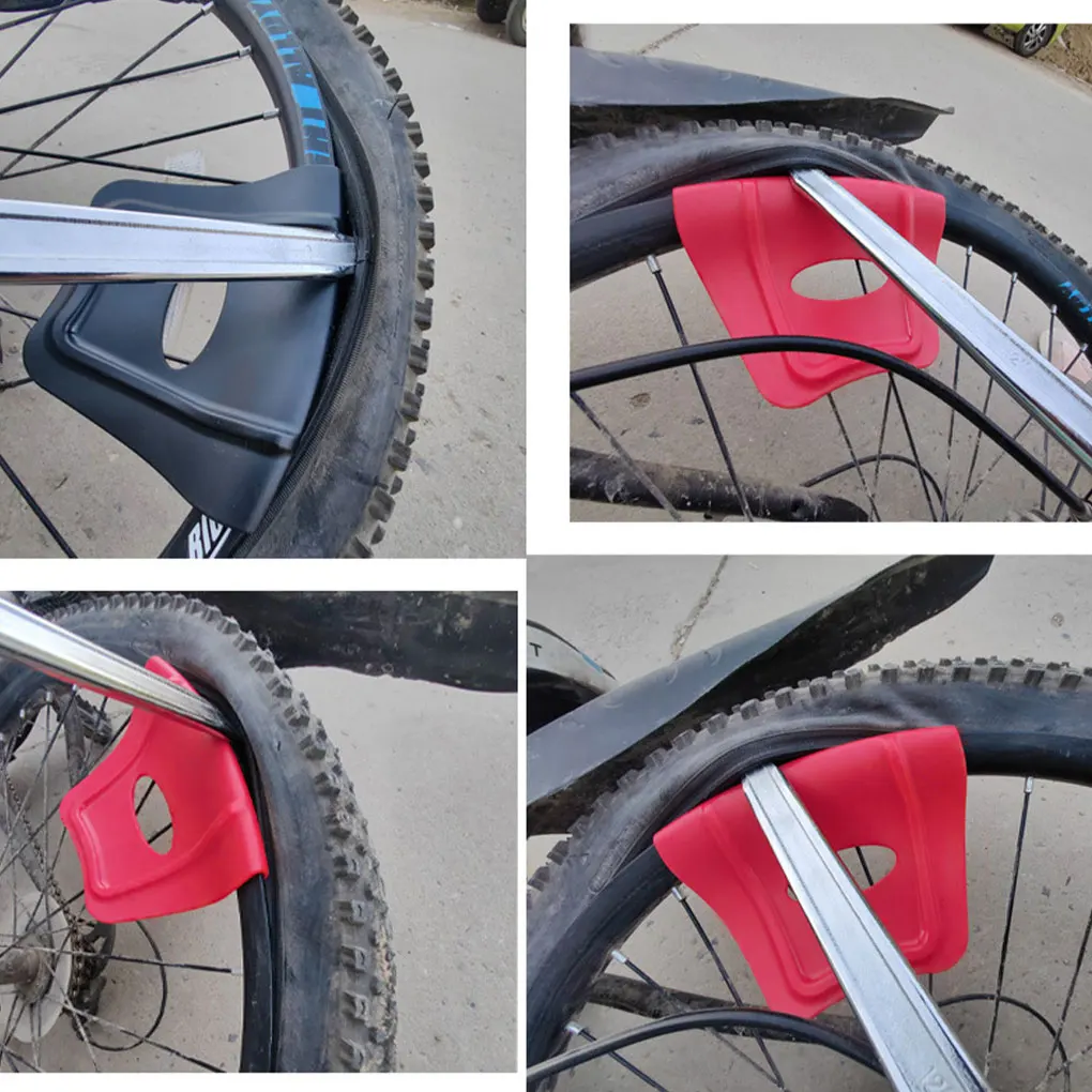 4pack/lot Mounting Lever Tyres With 2 Rim Protectors Tyre Changer Lever Portable Tyre Change Tool for Motorcycle, Bicycle, Car