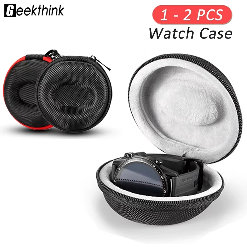 Watch Storage Box 1-2Pc Travel Case Portable Storage Box For Single Watch Shock And Impact-resistant For Wristwatches Smart Watches
