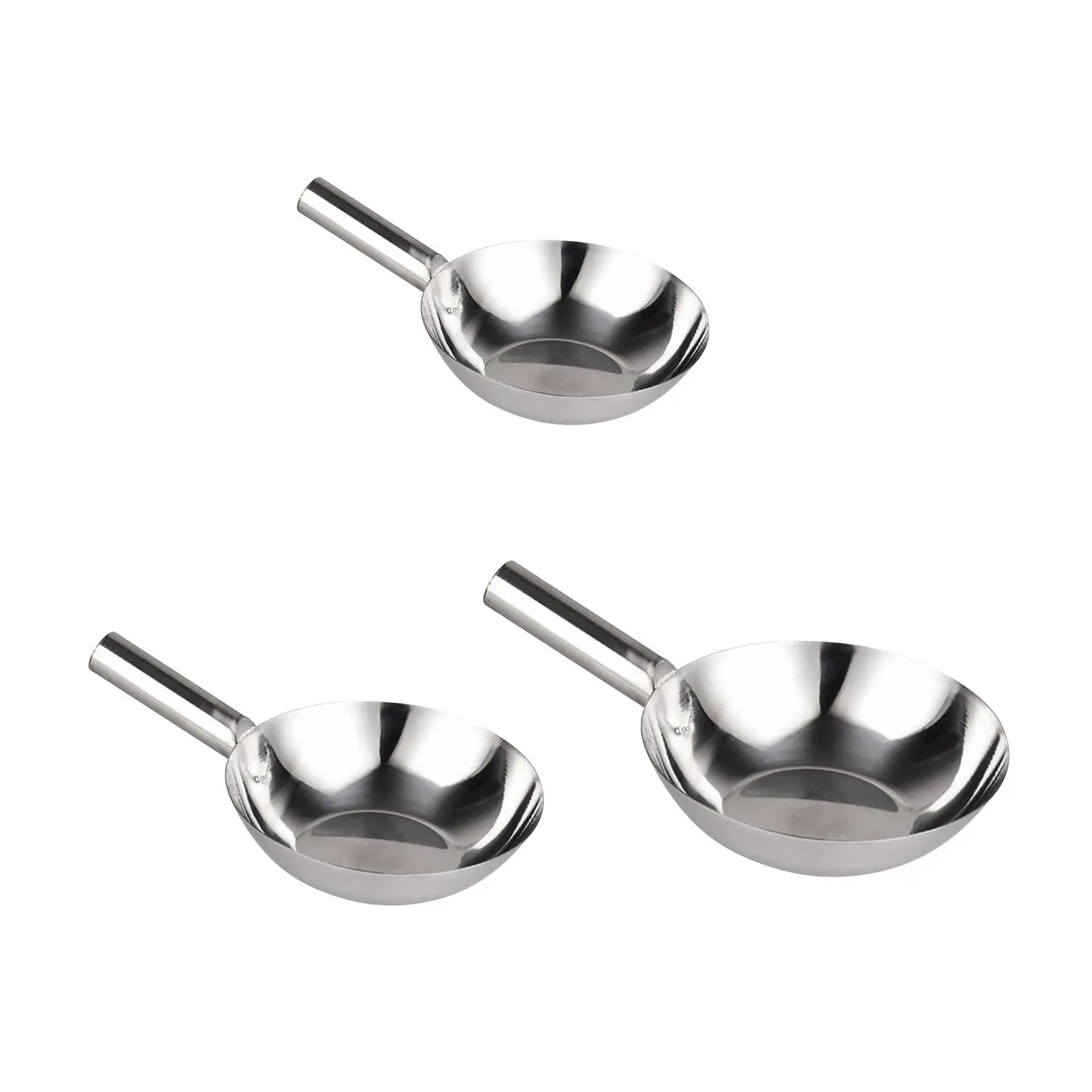 Stainless Steel Dipper Multipurpose Polished Watering Ladle Scoop Water Scoop Soup Ladle for Kitchen Restaurant Commercial