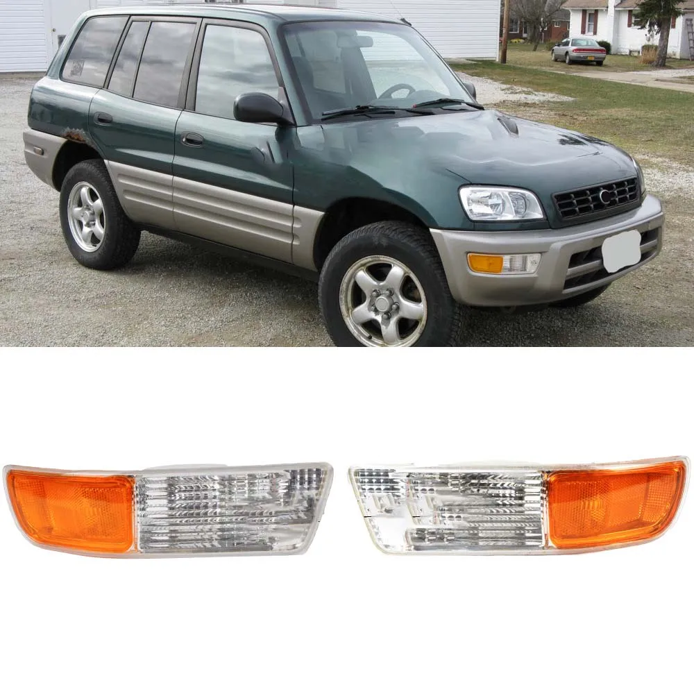 

Front Bumper Foglight Fog Lights for Toyota RAV4 1998 1999 2000