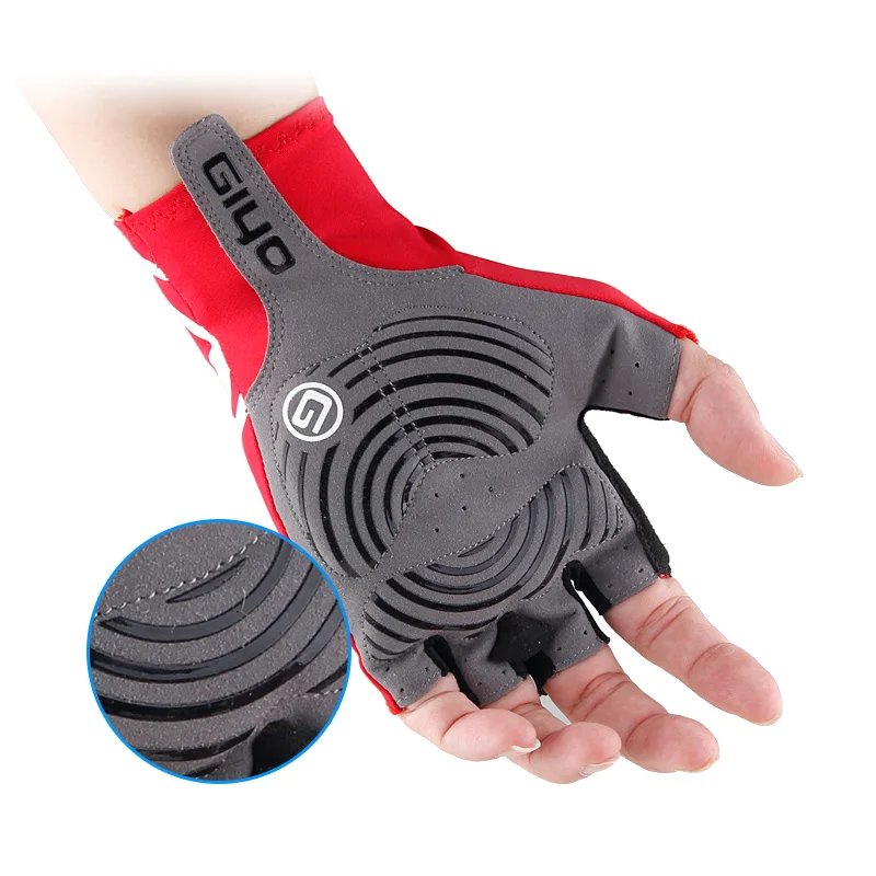 Sport Gloves Giyo Breaking Wind Cycling Half Finger Gloves Anti-slip Bicycle Mittens Racing Road Bike Gloves MTB Biciclet Guantes Ciclismo