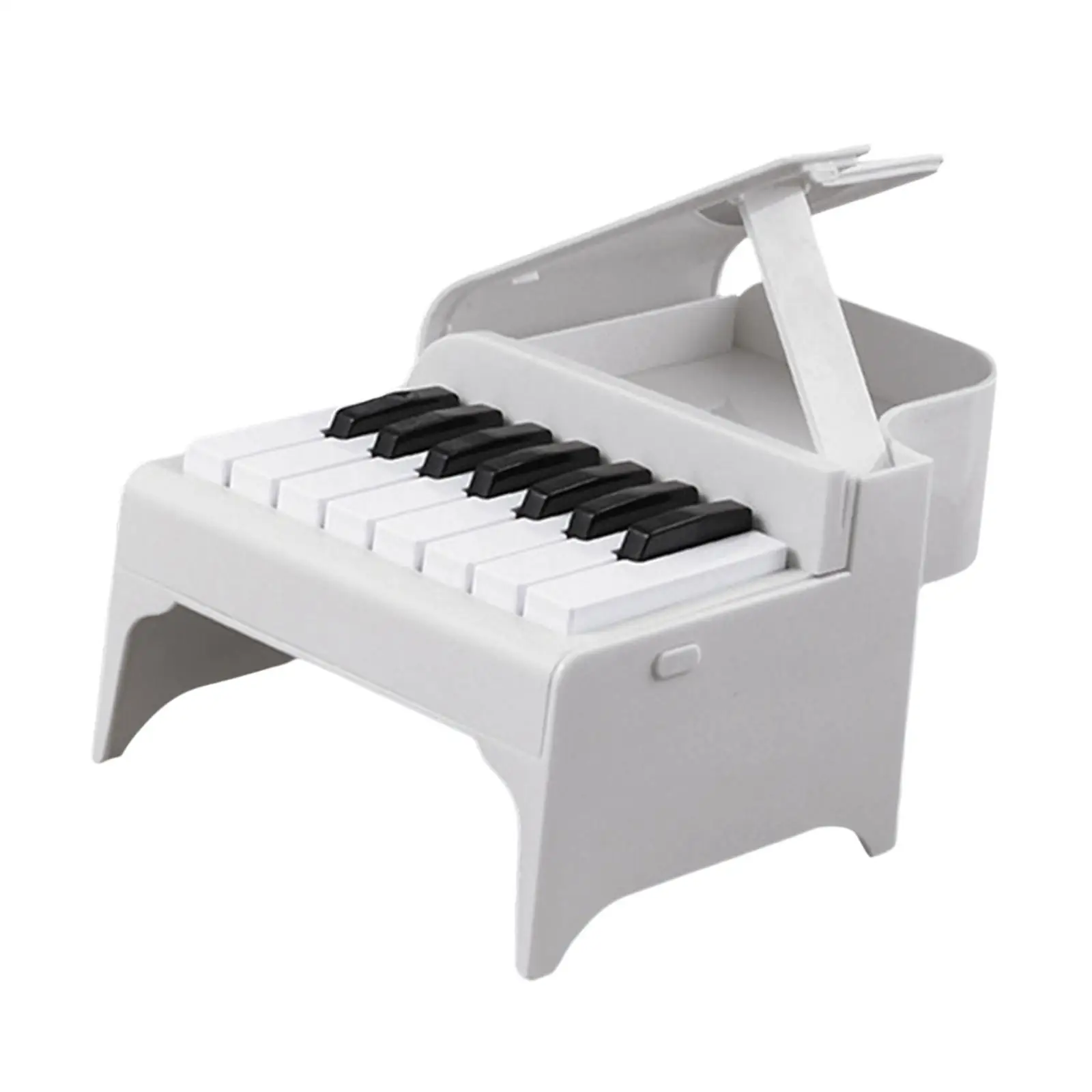 Mini Piano Desk Calendar with Music Scores and Cable for Home Decoration Gift for Music Enthusiasts