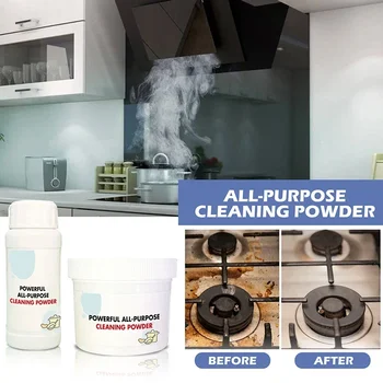 Potente detergente da cucina Un secondo di pulizia Rimuove efficacemente le macchie della cucina Polvere sbiancante per scarpe sportive Pulizia multiuso 1