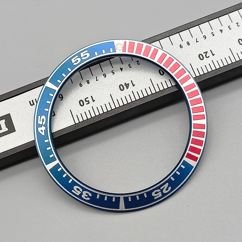 40mm Watch Bezel Insert Ring Fit for Black King Samurai SRPE Watch